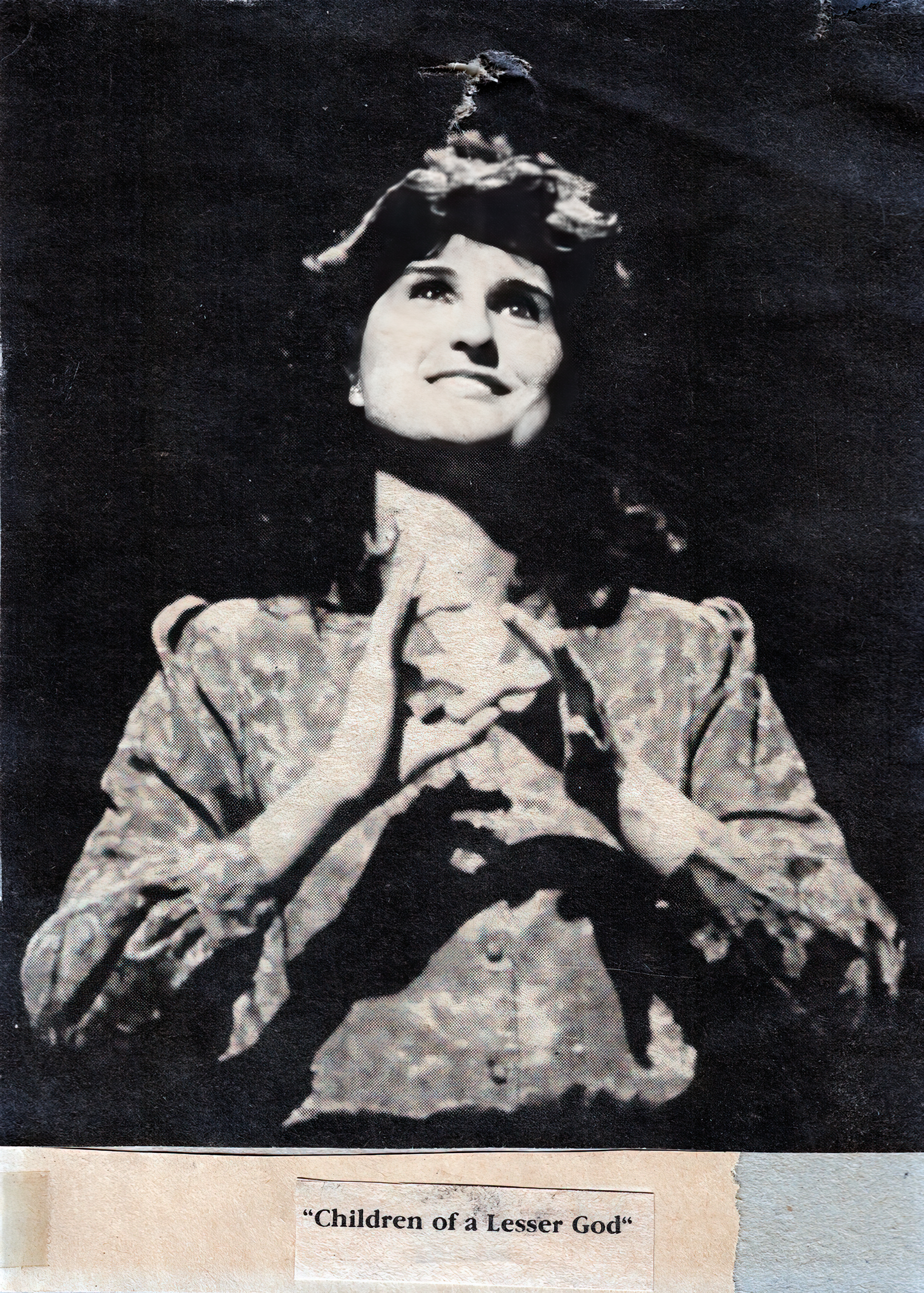 Janna as Sarah Norman in Children of a Lesser God